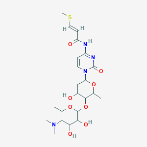 molecular formula C22H34N4O8S B132064 Cytosaminomycin A CAS No. 157878-02-9