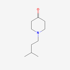 molecular formula C10H19NO B1320642 1-isopentyltetrahydro-4(1H)-pyridinone CAS No. 90890-88-3