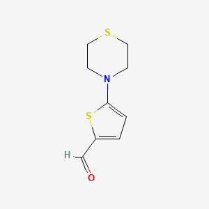5-(1,4-Thiazinan-4-yl)-2-thiophenecarbaldehyde