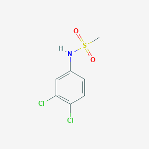 molecular formula C7H7Cl2NO2S B13206464 N-(3,4-dichlorophenyl)methanesulfonamide CAS No. 17847-44-8