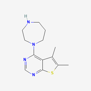 4-(1,4-Diazepan-1-YL)-5,6-dimethylthieno[2,3-D]pyrimidine