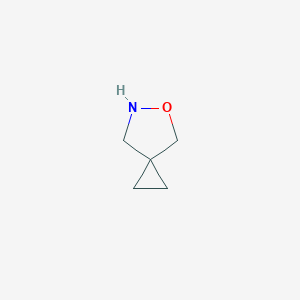 molecular formula C5H9NO B13206652 5-Oxa-6-azaspiro[2.4]heptane 