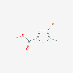 molecular formula C7H7BrO2S B1320666 Methyl 4-bromo-5-methylthiophene-2-carboxylate CAS No. 237385-15-8