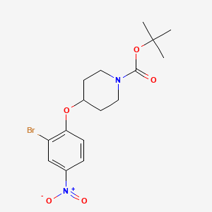 Tert-butyl 4-(2-bromo-4-nitrophenoxy)piperidine-1-carboxylate