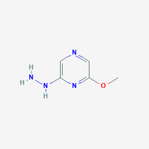 molecular formula C5H8N4O B1320688 2-Hydrazinyl-6-methoxypyrazine CAS No. 954227-93-1
