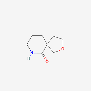 molecular formula C8H13NO2 B13206887 2-Oxa-7-azaspiro[4.5]decan-6-one 