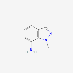 molecular formula C8H9N3 B1320690 1-Methyl-1H-indazol-7-ylamine CAS No. 41926-06-1