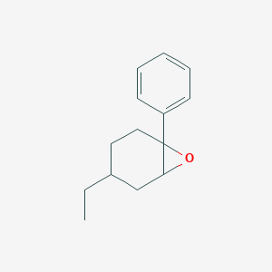 molecular formula C14H18O B13206917 4-Ethyl-1-phenyl-7-oxabicyclo[4.1.0]heptane 