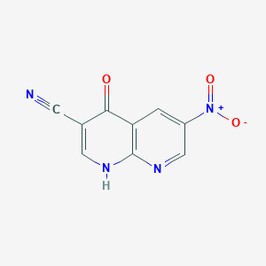 4-Hydroxy-6-nitro-1,8-naphthyridine-3-carbonitrile