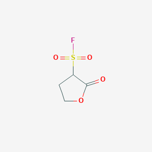 molecular formula C4H5FO4S B13206948 2-Oxooxolane-3-sulfonyl fluoride 