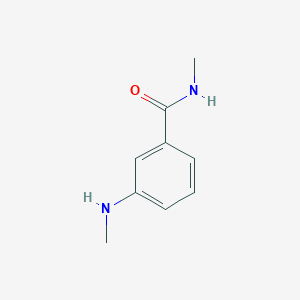 molecular formula C9H12N2O B13207080 N-methyl-3-(methylamino)benzamide 