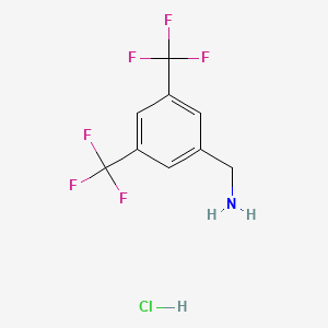 (3,5-Bis(trifluoromethyl)phenyl)methanamine hydrochloride