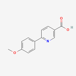 molecular formula C13H11NO3 B1320736 6-(4-Methoxyphenyl)nicotinic acid CAS No. 223127-23-9