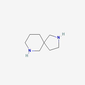 molecular formula C8H16N2 B1320739 2,7-Diazaspiro[4.5]decane CAS No. 40865-50-7