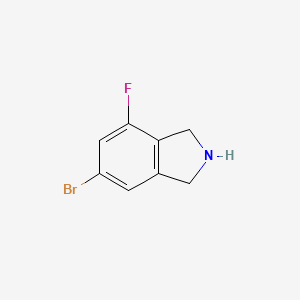 molecular formula C8H7BrFN B1320741 6-Bromo-4-fluoroisoindoline CAS No. 689214-92-4