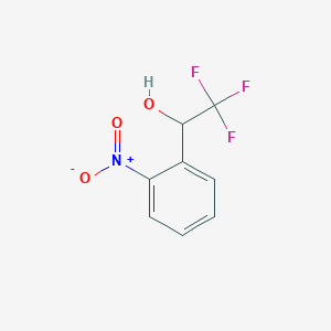 molecular formula C8H6F3NO3 B1320750 2,2,2-Trifluoro-1-(2-nitrophenyl)ethanol CAS No. 700362-32-9