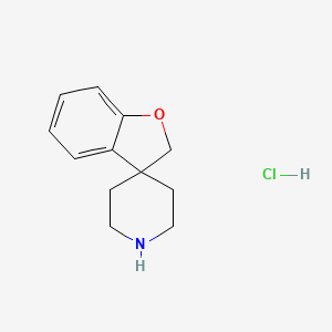 molecular formula C12H16ClNO B1320756 2H-Spiro[benzofuran-3,4'-piperidine] hydrochloride CAS No. 167484-72-2