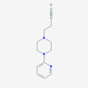 molecular formula C13H17N3 B1320768 1-(But-3-ynyl)-4-(pyridin-2-yl)piperazine CAS No. 142891-45-0
