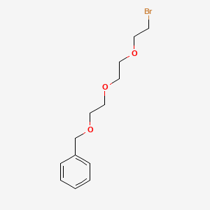 molecular formula C13H19BrO3 B1320779 Benzene, [[2-[2-(2-bromoethoxy)ethoxy]ethoxy]methyl]- CAS No. 121537-55-1