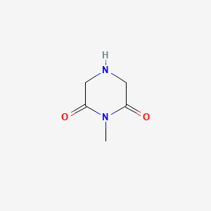 molecular formula C5H8N2O2 B1320785 1-Methylpiperazine-2,6-dione CAS No. 62828-00-6