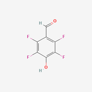 molecular formula C7H2F4O2 B1320790 2,3,5,6-Tetrafluoro-4-hydroxybenzaldehyde CAS No. 24336-73-0