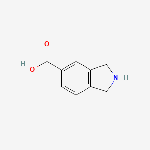 molecular formula C9H9NO2 B1320806 Isoindoline-5-carboxylic acid CAS No. 685084-08-6