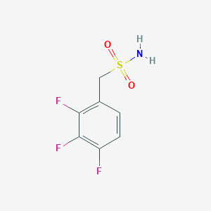 molecular formula C7H6F3NO2S B13208064 (2,3,4-Trifluorophenyl)methanesulfonamide 