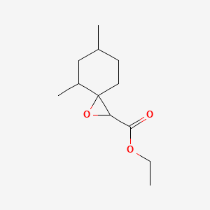 molecular formula C12H20O3 B13208145 Ethyl 4,6-dimethyl-1-oxaspiro[2.5]octane-2-carboxylate 