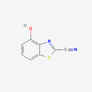 molecular formula C8H4N2OS B1320815 4-Hydroxybenzo[d]thiazole-2-carbonitrile CAS No. 7267-31-4