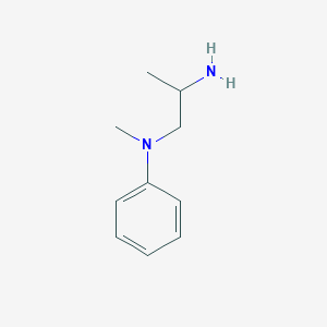 molecular formula C10H16N2 B13208310 N-(2-aminopropyl)-N-methylaniline CAS No. 954253-35-1