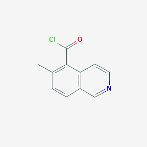molecular formula C11H8ClNO B13208401 6-Methylisoquinoline-5-carbonyl chloride 