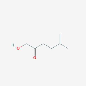 molecular formula C7H14O2 B13208456 1-Hydroxy-5-methylhexan-2-one CAS No. 68113-56-4