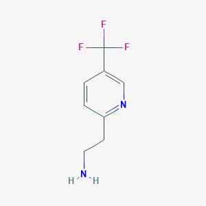 molecular formula C8H9F3N2 B1320862 2-(5-Trifluoromethyl-pyridin-2-YL)-ethylamine CAS No. 885277-36-1