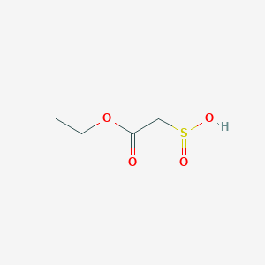 molecular formula C4H8O4S B13208680 Ethyl2-sulfinoacetate 