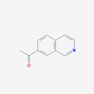 molecular formula C11H9NO B1320869 1-(Isoquinolin-7-YL)ethanone CAS No. 288309-10-4