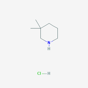 molecular formula C7H16ClN B1320876 3,3-二甲基哌啶盐酸盐 CAS No. 27832-58-2