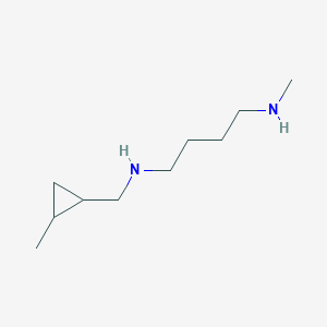 molecular formula C10H22N2 B13208801 [4-(Methylamino)butyl][(2-methylcyclopropyl)methyl]amine 