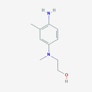 B1320882 2-((4-Amino-3-methylphenyl)(methyl)amino)ethanol CAS No. 63123-32-0