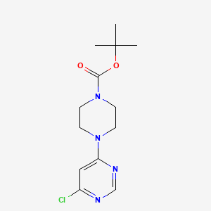 molecular formula C13H19ClN4O2 B1320884 tert-Butyl 4-(6-chloropyrimidin-4-yl)piperazine-1-carboxylate CAS No. 203519-88-4