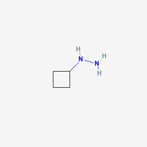 molecular formula C4H10N2 B1320886 Cyclobutylhydrazine CAS No. 742673-64-9