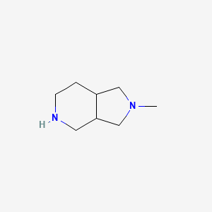 molecular formula C8H16N2 B1320898 2-Methyloctahydropyrrolo[3,4-c]pyridine CAS No. 885959-24-0