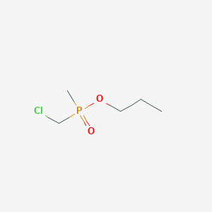 molecular formula C5H12ClO2P B13208995 Propyl (chloromethyl)(methyl)phosphinate 