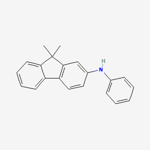 molecular formula C21H19N B1320903 9,9-Dimethyl-N-phenyl-9H-fluoren-2-amine CAS No. 355832-04-1