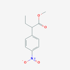 molecular formula C11H13NO4 B1320904 Methyl 2-(4-nitrophenyl)butanoate CAS No. 24646-25-1