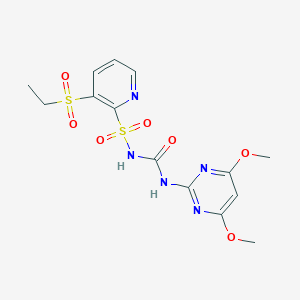 molecular formula C14H17N5O7S2 B132091 Rimsulfuron CAS No. 122931-48-0