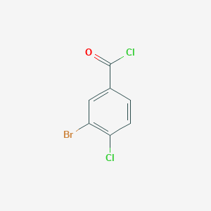 molecular formula C7H3BrCl2O B1320918 3-Bromo-4-chlorobenzoyl chloride CAS No. 21900-34-5