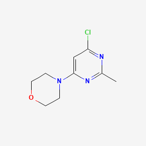 molecular formula C9H12ClN3O B1320928 4-(6-Chloro-2-methylpyrimidin-4-yl)morpholine CAS No. 22177-99-7
