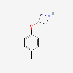 molecular formula C10H13NO B1320930 3-(4-Methylphenoxy)azetidine CAS No. 954220-73-6