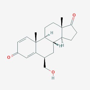 molecular formula C20H26O3 B132094 6beta-Hydroxymethylandrosta-1,4-diene-3,17-dione CAS No. 121021-51-0
