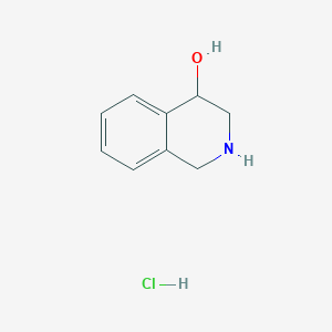 molecular formula C9H12ClNO B1320941 1,2,3,4-Tetrahydroisoquinolin-4-ol hydrochloride CAS No. 13691-36-6